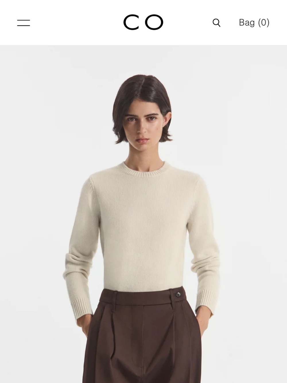 CO Crewneck Sweater NWOT 100% Cashmere * PRISTINE * WORN ONCE * $695 Retail 🔥🔥